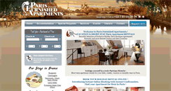 Desktop Screenshot of parisfurnishedapartments.com